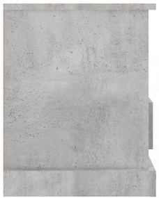 betonszürke szerelt fa TV-szekrény 93 x 35,5 x 45 cm