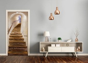 Ajtó tapéták Lépcsők vár 75x205 cm