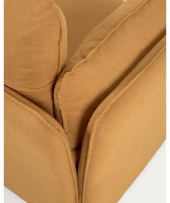 Mustársárga kinyitható kanapé 210 cm Tanit – Kave Home