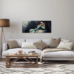 Kép - Hableány a sziklán (120x50 cm)