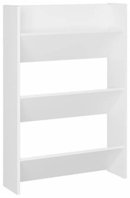 2 db fehér fali cipősszekrény 60 x 18 x 90 cm