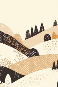 Poszter 20x30cm Ősz a hegyekben