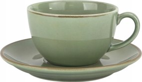 Porcelán csésze 365 ml csészealj Oliva