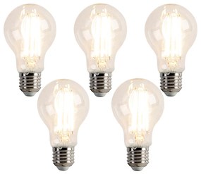 5 darabos E27-es dimmelhető LED izzókészlet A60 7,6W 780 lm 2700K