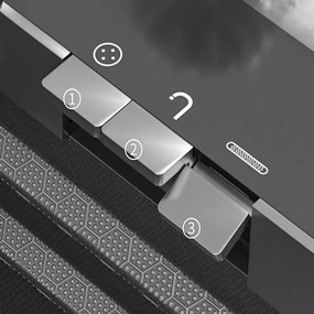 Catania multifunkciós rozsdamentes mosogató digitális csapteleppel