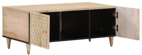 Tömör mangófa dohányzóasztal 100 x 54 x 40 cm