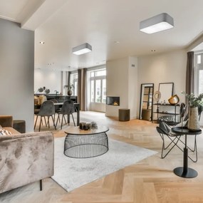 Mennyezeti lámpa SIRJA SQUARE 2xE27/15W/230V szürke