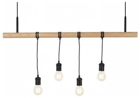 LED kábeles függeszték, 4 x E27, 6,5 W, 230 V, 2500 K