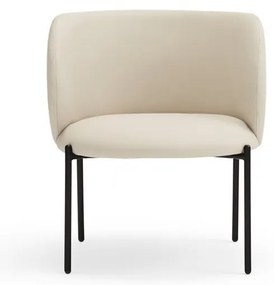 Fehér műbőr fotel Mogi - Teulat