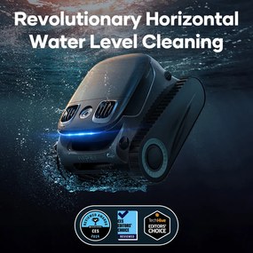 Aiper Scuba S1 Pro akkumulátoros medencetisztító robot, 200 m2, 420 l/perc, szűrőkosár: 5 l