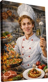 KarikatĂșra FotĂłk PortrĂ© VĂĄszonkĂ©p 1 szemĂ©ly 50x70 AjĂĄndĂ©k SzĂŒletĂ©snap