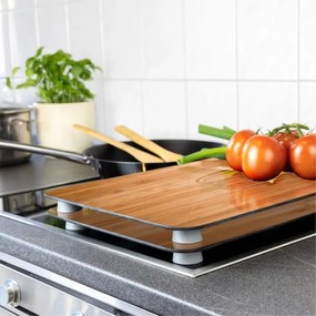 WENKO 2521497100 - Főzőlapfedél 52x30 cm többszínű/szürke/átlátszó