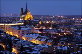 Kép - Cathedral of St. Péter és Pál, Brno, Csehország (90x60 cm)