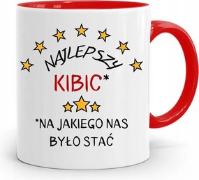 Szurkolóknak Szurkolói Bögre Piros Ajándék nyomott mintával