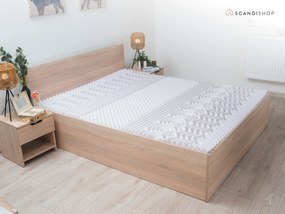 Hab matrac DELUXE 120 x 200 cm Matracvédő: Matracvédő nélkül