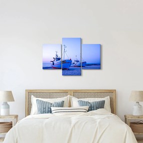 Kép - Partraszállás szürkületkor (90x60 cm)
