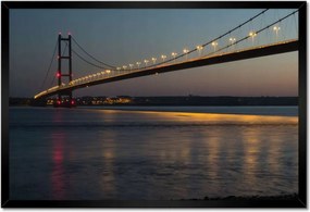 Poszterek keretben 60x40 Híd lámpákkal