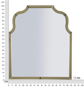 Ankara arany fali tükör ( belső tükör mérete 78x93)cm