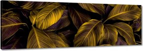 Vászonkép 120x40 Gyönyörű mézszínű levelek