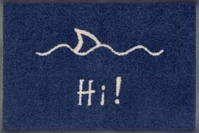 Hi! kék lábtörlő cápauszonnyal - 40*60 cm (Választható méretek: 50*75 cm)
