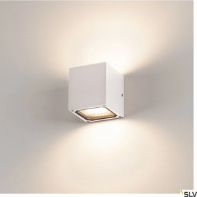 SLV 232531 SITRA CUBE Modern Kültéri Fali Lámpa Fehér GX53 IP44