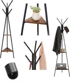 Álló akasztó Vasagle fekete