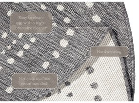 Bali szürke kültéri szőnyeg, ⌀ 200 cm - NORTHRUGS
