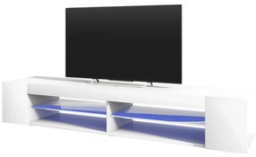 Tv szekrény/asztal Monty 180 (világítással) (fehér). 1098623