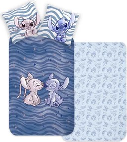 Disney Lilo és Stitch, A csillagkutya Wave gyerek, ovis ágyneműhuzat 100×135 cm, 40×60 cm