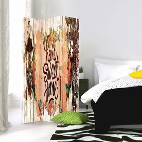 Gario Paraván Home Sweet Home felirattal Méret: 180 x 170 cm, Kivitelezés: Klasszikus paraván
