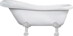 Luxury Retro szabadon álló fürdökád akril  170 x 75 cm, fehér, láb fehér  - 53251707500-20 Térben álló kád