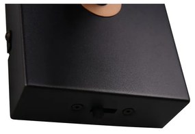 Fekete-bronzszínű LED spotlámpa 20,5x10 cm Ikaris – Trio Select