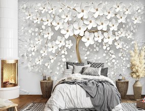 Gario Fotótapéta Absztrakt virágzó fa Anyag: Vlies, Méret: 400 x 280 cm