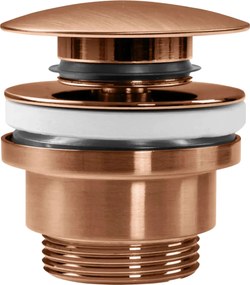 Rea Rea, univerzális mosdó leeresztő csavar, ClickClack típusú, réz matt, REA-A5632