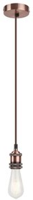 Rabalux 1417 - Függeszték FIXY E27/40W bronz