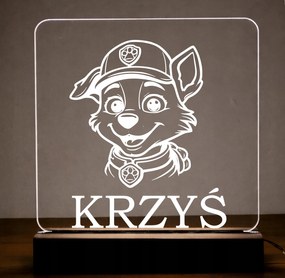 3D LED-es névre szóló lámpa – személyre szabható éjjeli lámpa gyerekeknek