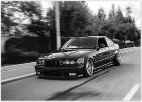 Poszterek 70x50 Bmw 3 Hármas Buma Klasszikus autó Daily Car