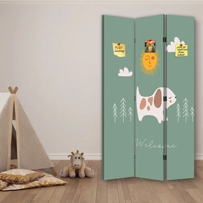 Gario Paraván Playful Doggie Méret: 110 x 170 cm, Kivitelezés: Parafa paraván