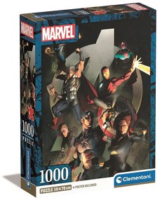 Bosszúállók Mightiest Heroes 1000 db-os Compact puzzle Clementoni