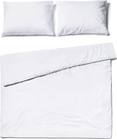 Pamut ágynemű CALMORA fehér Ágyneműhuzat mérete: 2 db 70 x 90 cm | 200 x 220 cm