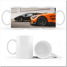 Mercedes V8 Biturbo Auto nyomott mintás bögre