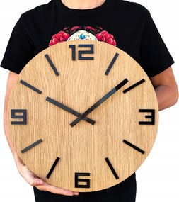 Arabik tölgyfa falióra 40 cm csendes, nappali falióra