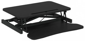 acél és fatermék állítható munkaállomás 60 x 40 x (13-41,5) cm