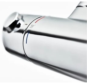 Ravak X070116 - PURI termosztátos zuhanycsaptelep, fényes króm