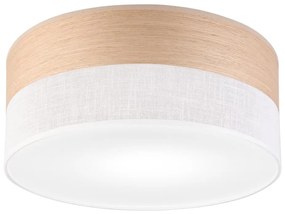 Mennyezeti lámpa SIRJA WOOD 1xE27/15W/230V átm. 35 cm fehér/tölgy