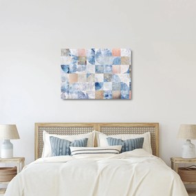 Kép - Geometrikus formák a falon (üvegen) (70x50 cm)