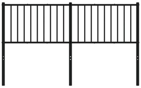 fekete fém fejtámla 160 cm