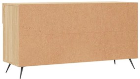 vidaXL sonoma tölgy színű szerelt fa cipőpolc 102x35x55 cm