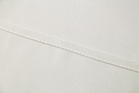 Fehér-krémszínű OXFORD függöny 140x250 cm Felfüggesztés: Fém gyűrűk