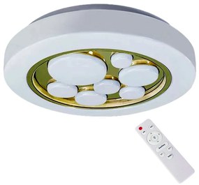 MILAGRO ML8128 BUBBLES Ufo Lámpa Fehér, Arany LED IP20